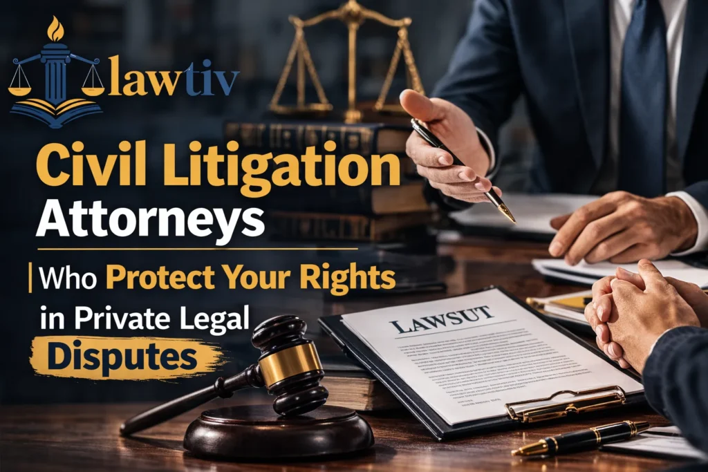 Civil Litigation Attorneys Who Protect Your Rights in Private Legal Disputes