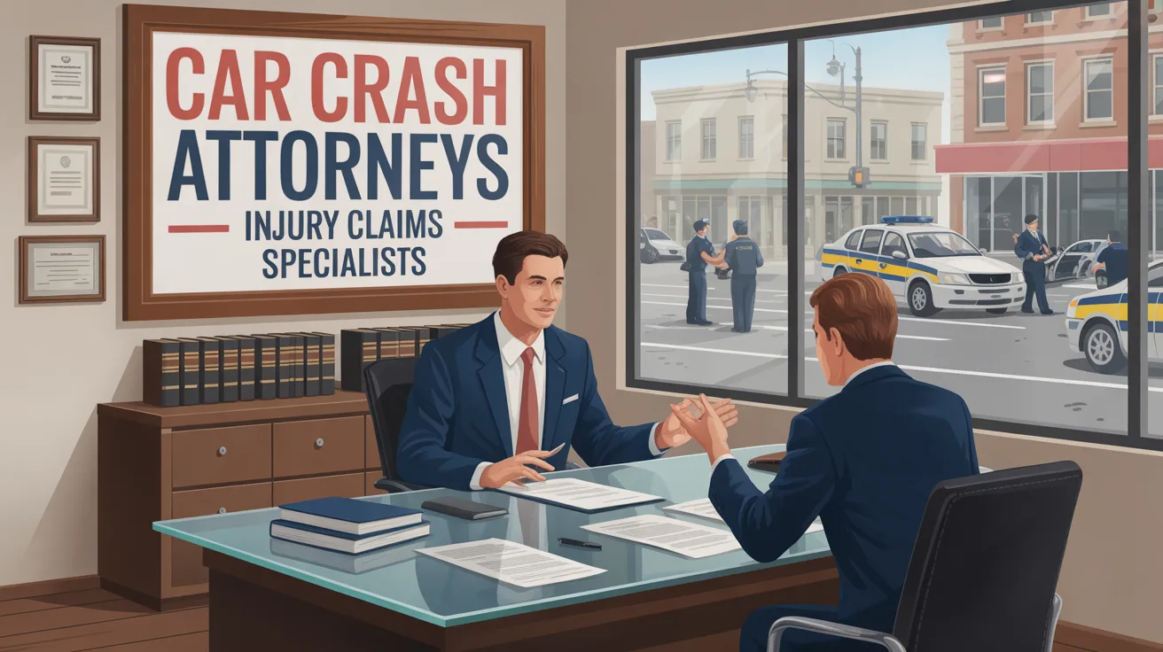 Finding Local Legal Help After a Collision: How Car Crash Attorneys Near You Handle Injury Claims