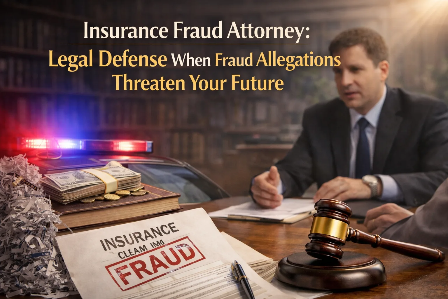 Insurance Fraud Attorney: Legal Defense When Fraud Allegations Threaten Your Future