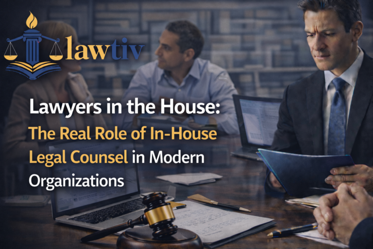 Lawyers in the House The Real Role of In-House Legal Counsel in Modern Organizations