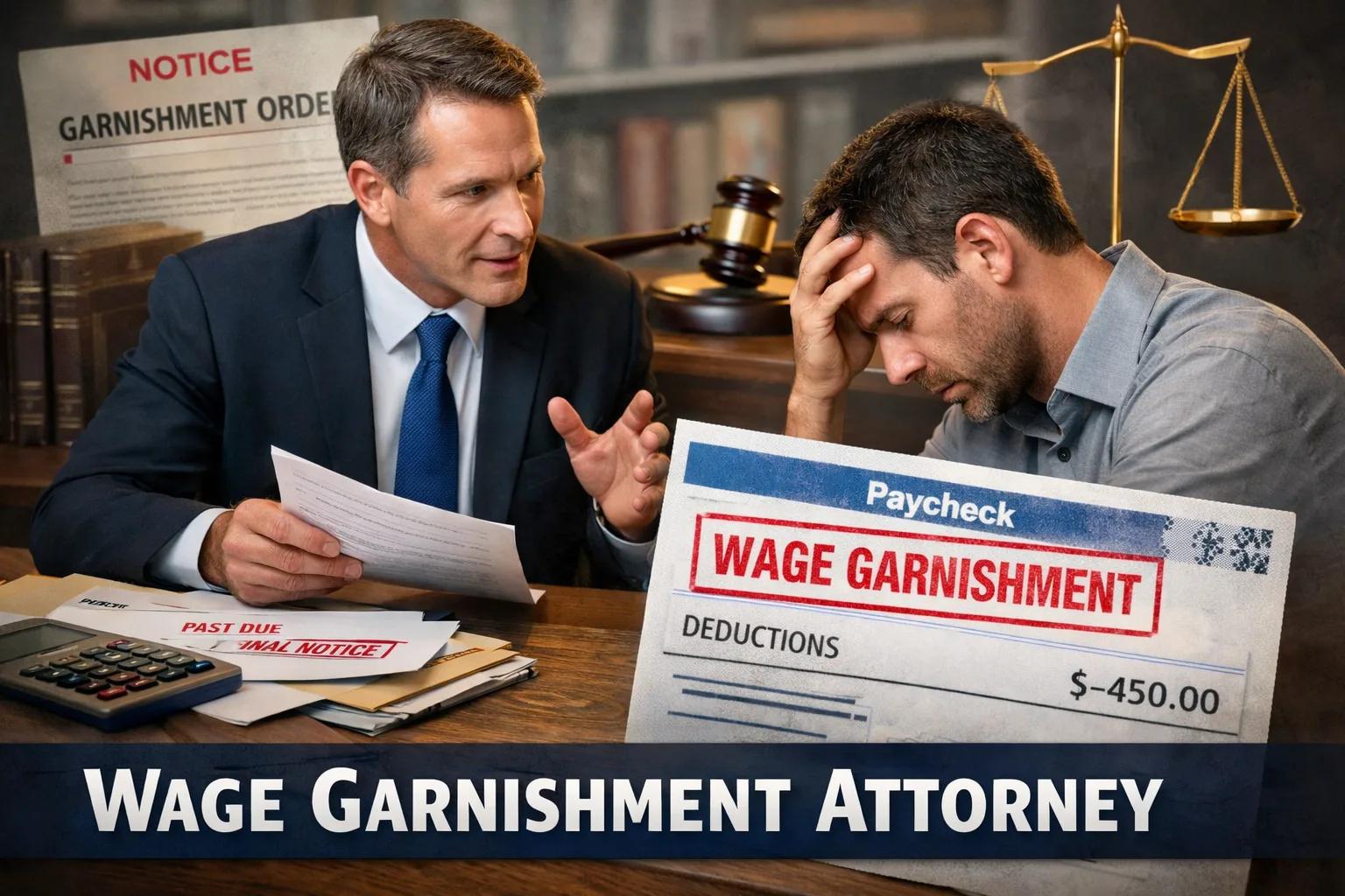 Wage Garnishment Attorney Help to Stop Debt Deductions