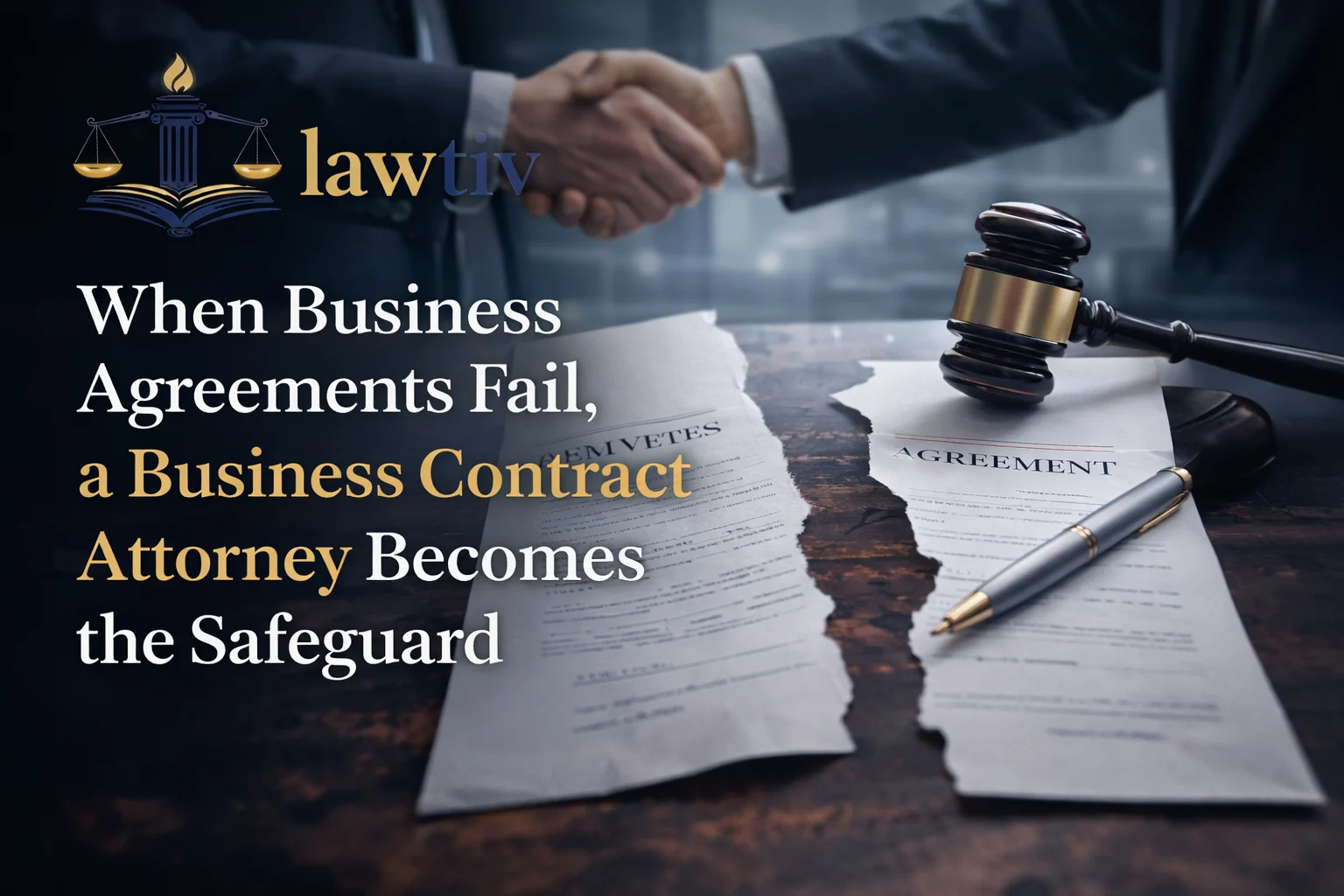 When Business Agreements Fail, a Business Contract Attorney Becomes the Safeguard
