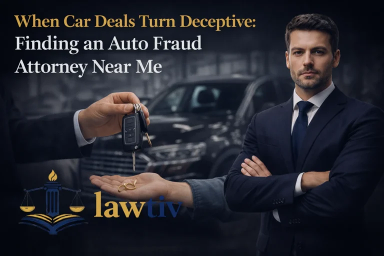 When Car Deals Turn Deceptive Finding an auto fraud attorney near me