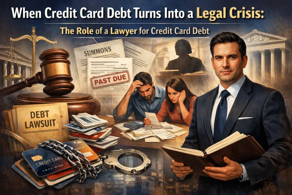 When Credit Card Debt Turns Into a Legal Crisis The Role of a Lawyer for Credit Card Debt