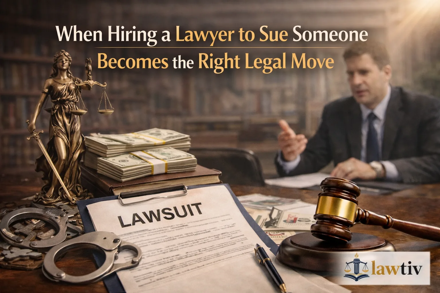 When Hiring a Lawyer to Sue Someone Becomes the Right Legal Move
