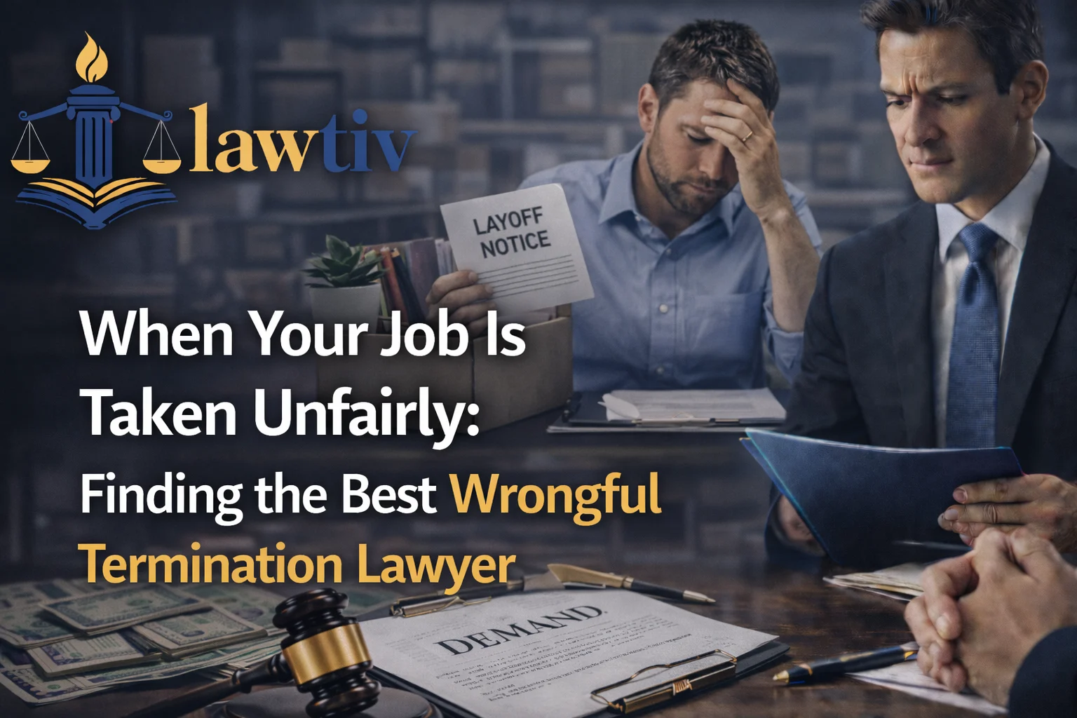 When Your Job Is Taken Unfairly Finding the Best Wrongful Termination Lawyer