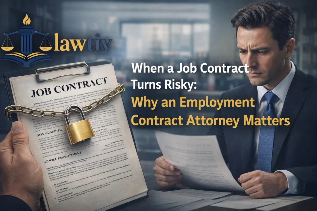 When a Job Contract Turns Risky Why an Employment Contract Attorney Matters