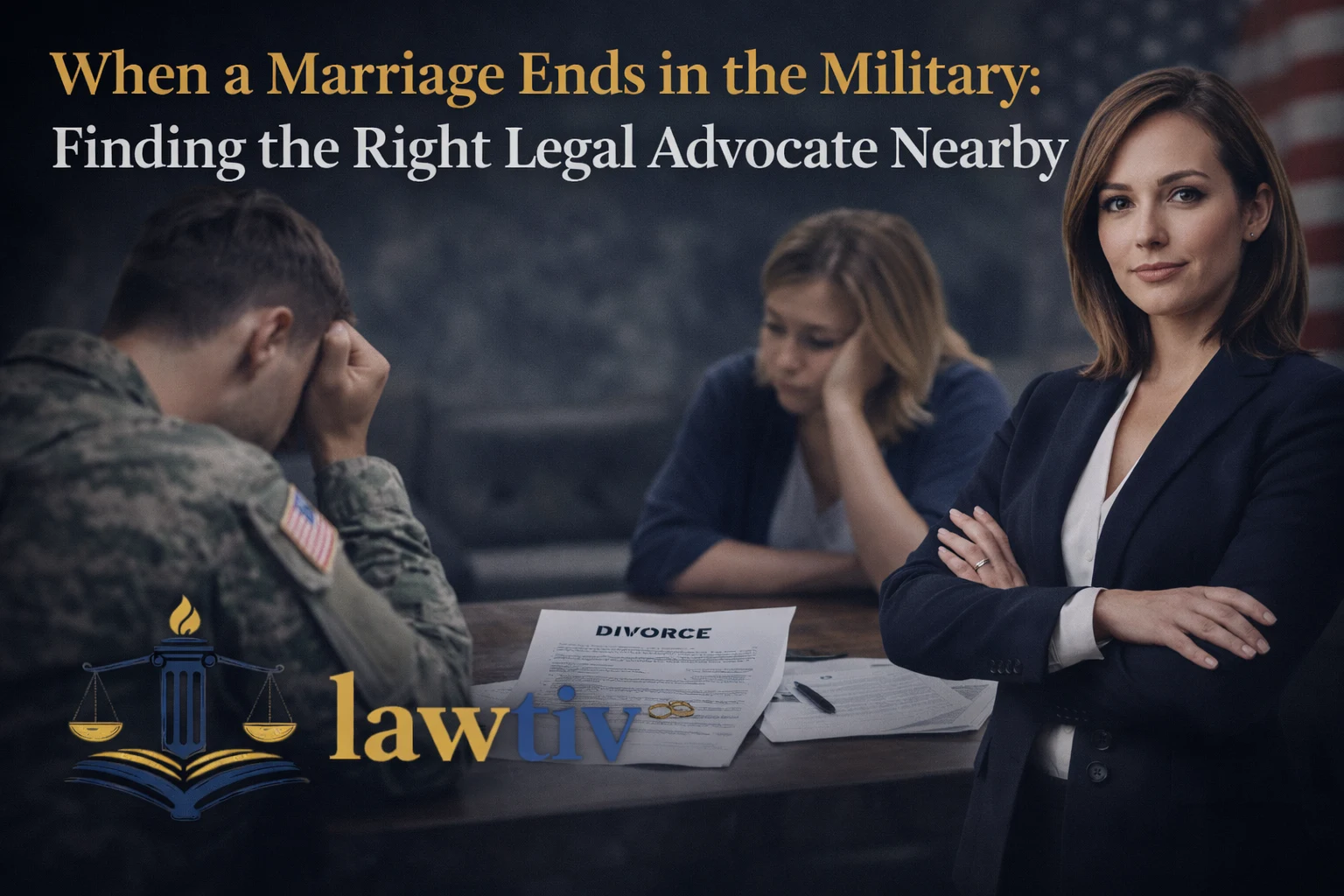 When a Marriage Ends in the Military Finding the Right Legal Advocate Nearby