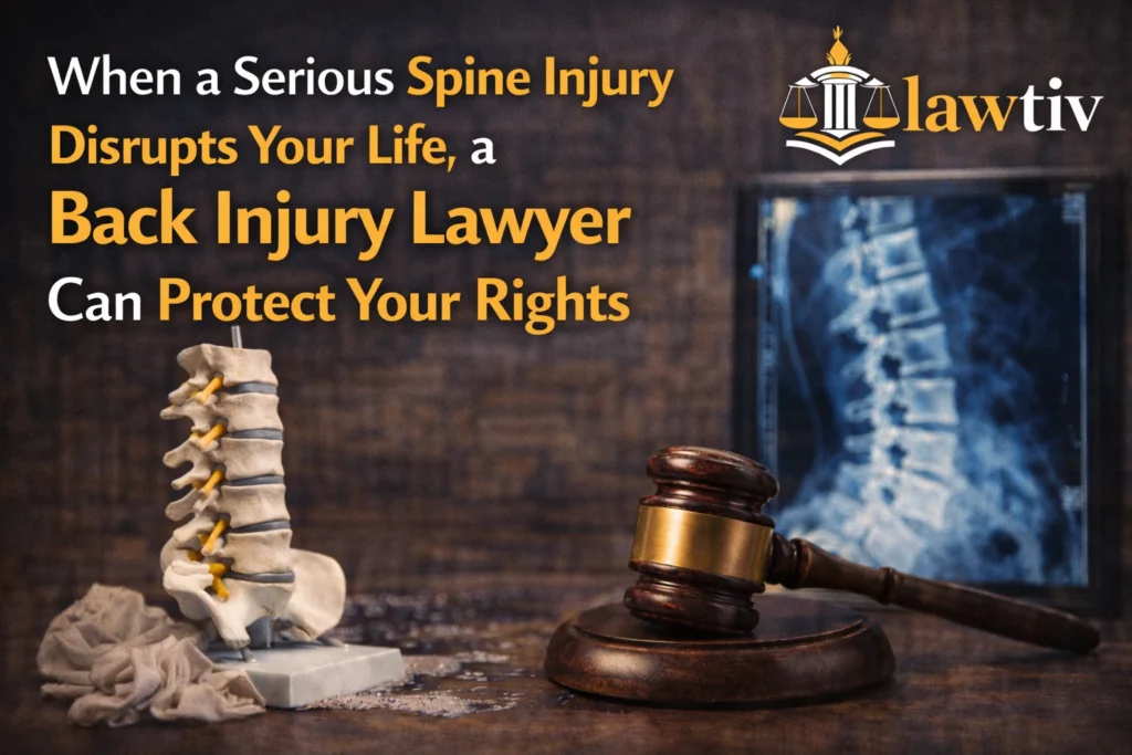 When a Serious Spine Injury Disrupts Your Life, a Back Injury Lawyer Can Protect Your Rights