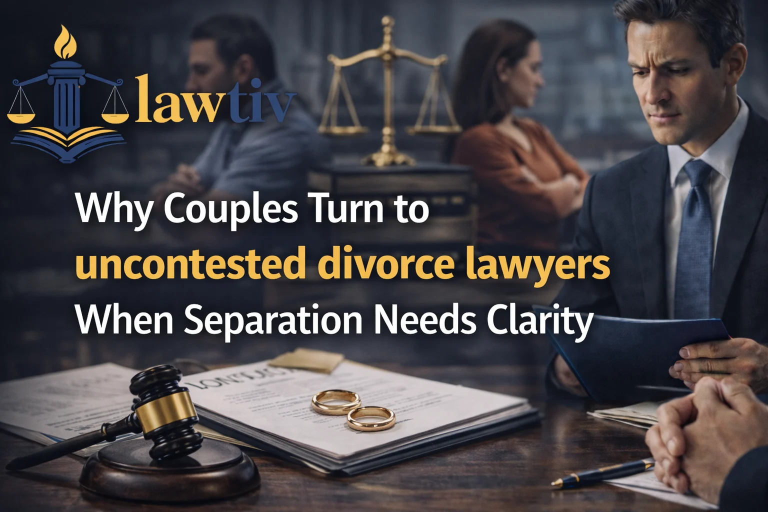 Why Couples Turn to uncontested divorce lawyers When Separation Needs Clarity